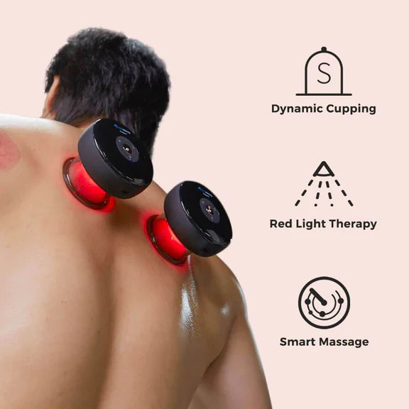 Achedaway Cupper - The Smart Cupping Therapy Massager (3 Pairs)