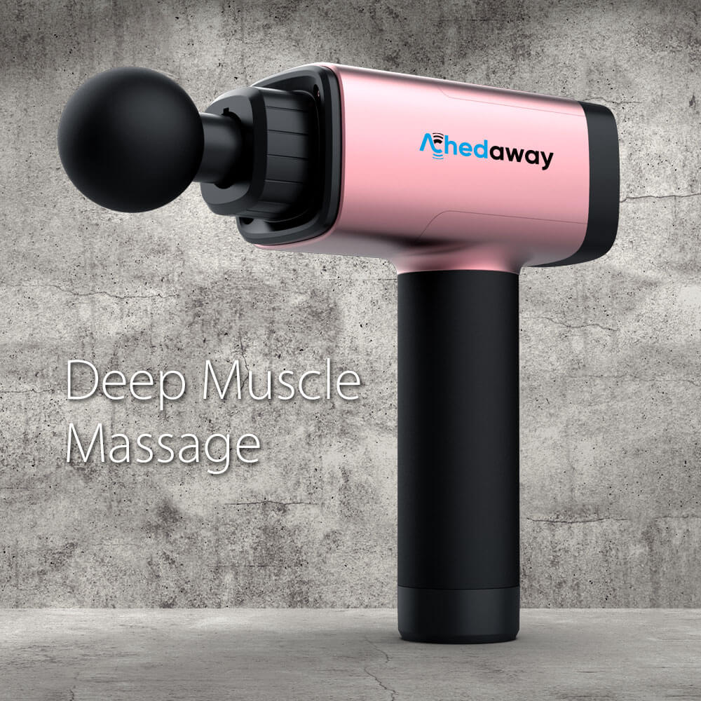 Achedaway Percussion and Vibration Massager (Pink)
